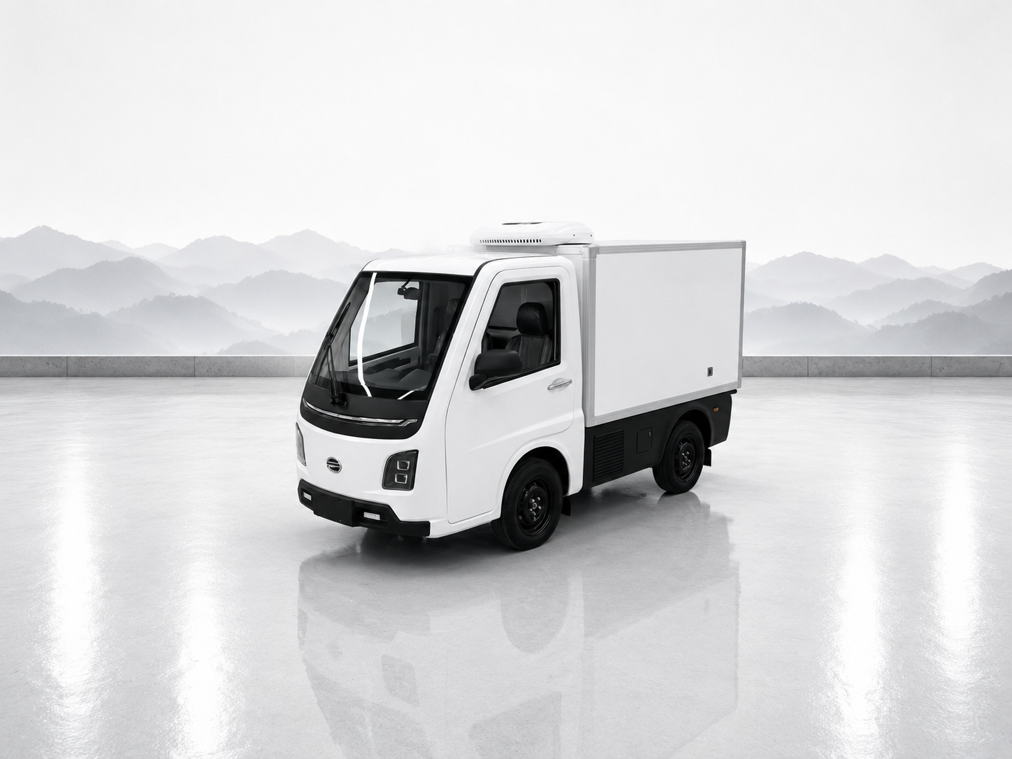 Buzzy Cargo in its original enclosed-body configuration, before the proposed modular box system