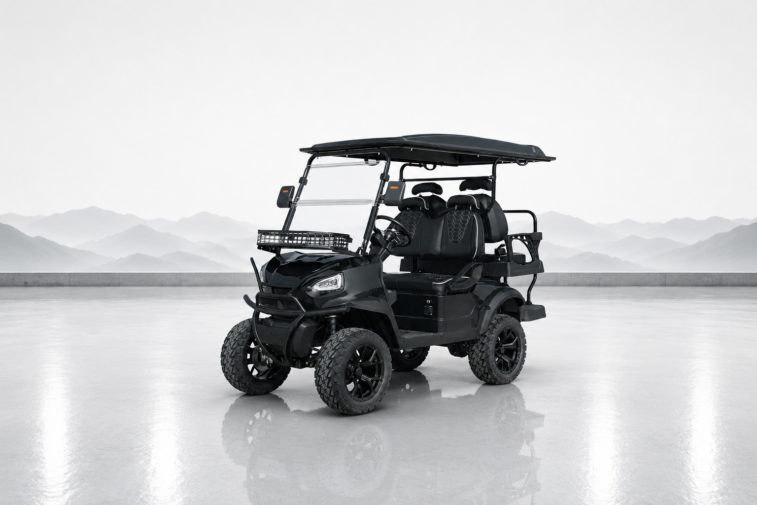 Bee Motors USA premium four-seat electric golf cart