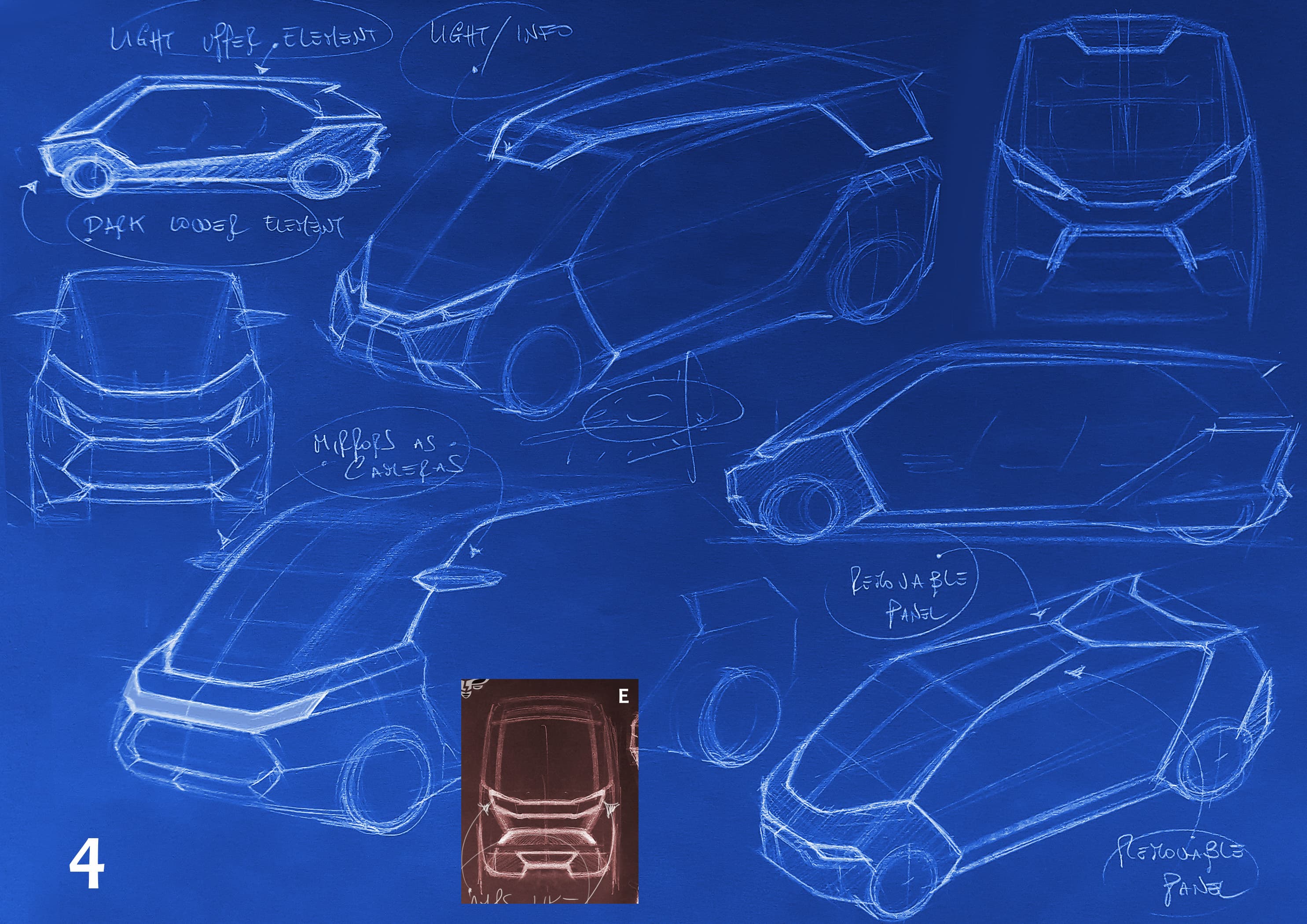 BeeMotors European design — concept sketches