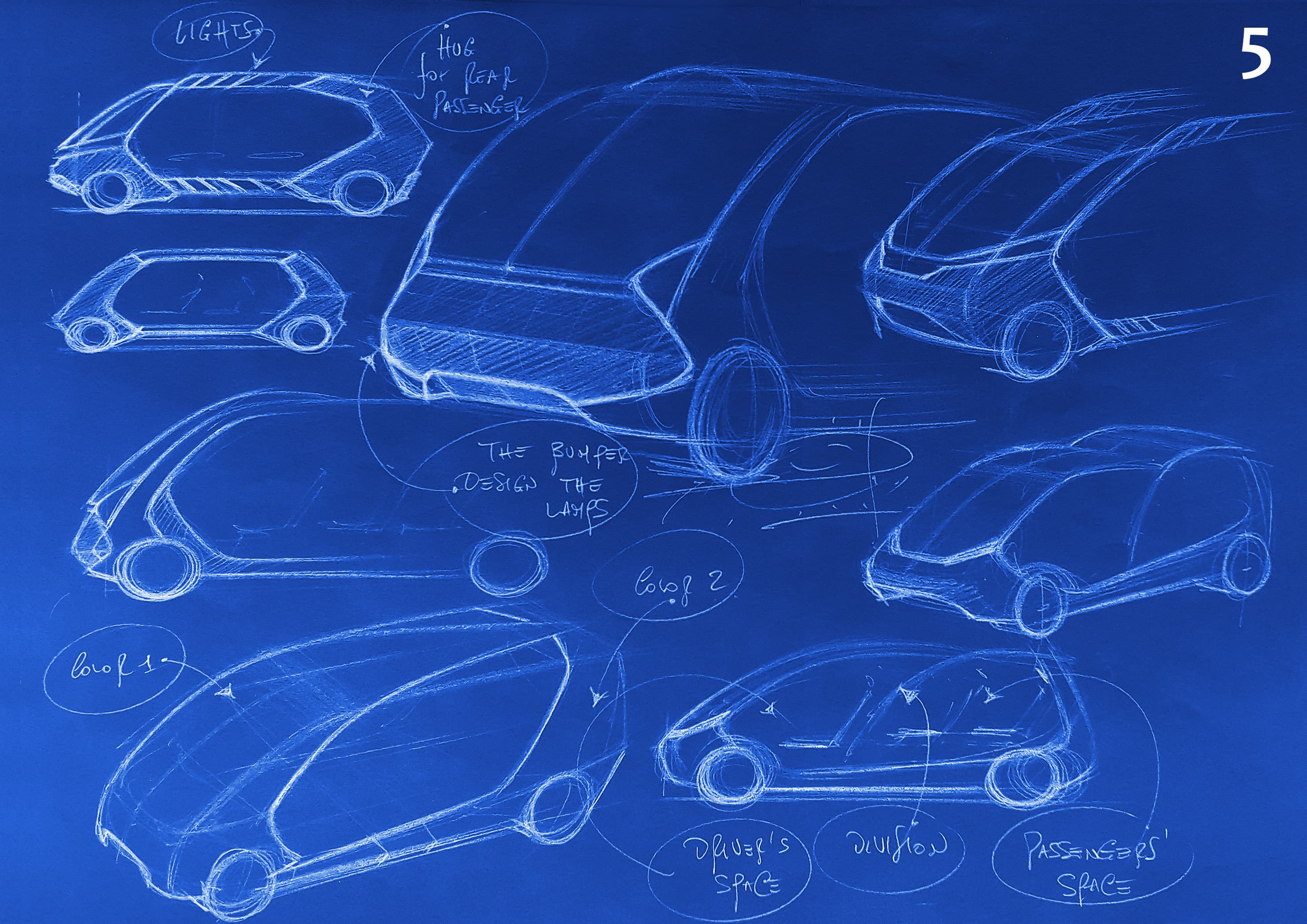 BeeMotors European design — concept sketches