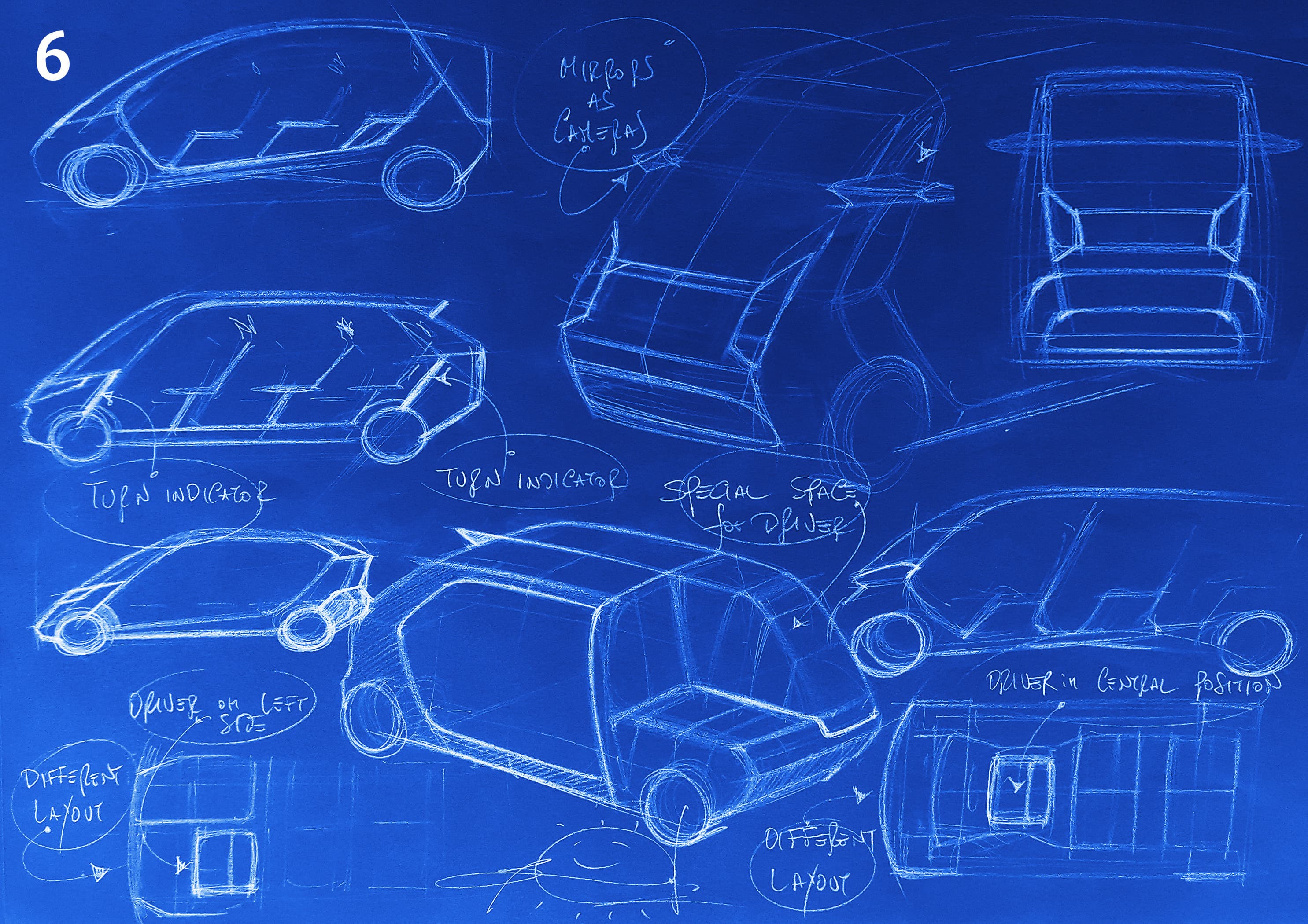 BeeMotors European design — concept sketches